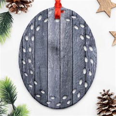 Grey Fence Ornament (oval Filigree) 