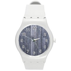 Grey Fence Round Plastic Sport Watch (m) by trendistuff