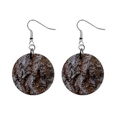 Douglas Fir Bark Mini Button Earrings by trendistuff