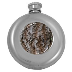 Douglas Fir Bark Round Hip Flask (5 Oz)