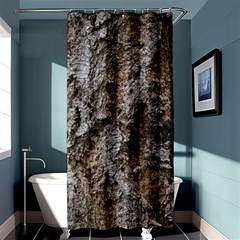 Douglas Fir Bark Shower Curtain 36  X 72  (stall)  by trendistuff