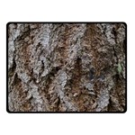 DOUGLAS FIR BARK Double Sided Fleece Blanket (Small)  45 x34  Blanket Front