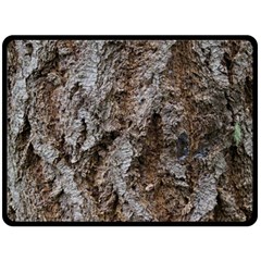 Douglas Fir Bark Double Sided Fleece Blanket (large) 