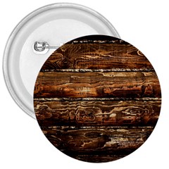 Dark Stained Wood Wall 3  Buttons