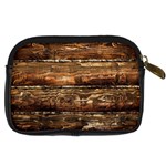 DARK STAINED WOOD WALL Digital Camera Cases Back