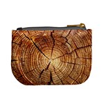 CROSS SECTION OF AN OLD TREE Mini Coin Purses Back