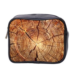 Cross Section Of An Old Tree Mini Toiletries Bag 2-side by trendistuff