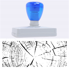 Cross Section Of An Old Tree Rubber Address Stamps (xl) by trendistuff