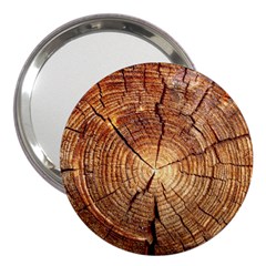 Cross Section Of An Old Tree 3  Handbag Mirrors by trendistuff