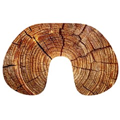 Cross Section Of An Old Tree Travel Neck Pillows