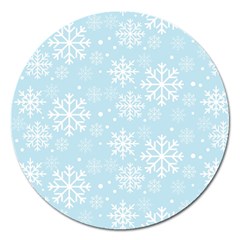 Frosty Magnet 5  (round) by Kathrinlegg