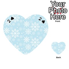 Frosty Playing Cards 54 (heart)  by Kathrinlegg