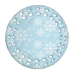 Frosty Ornament (round Filigree) 