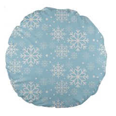 Frosty Large 18  Premium Round Cushions