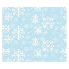 Frosty Double Sided Flano Blanket (small)  by Kathrinlegg