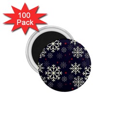 Snowflake 1 75  Magnets (100 Pack) 