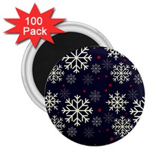 Snowflake 2 25  Magnets (100 Pack)  by Kathrinlegg