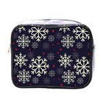 Snowflake Mini Toiletries Bags Front