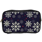 Snowflake Toiletries Bags 2-Side Back