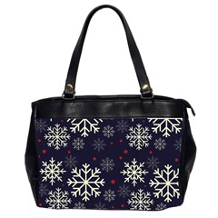 Snowflake Office Handbags (2 Sides)  by Kathrinlegg