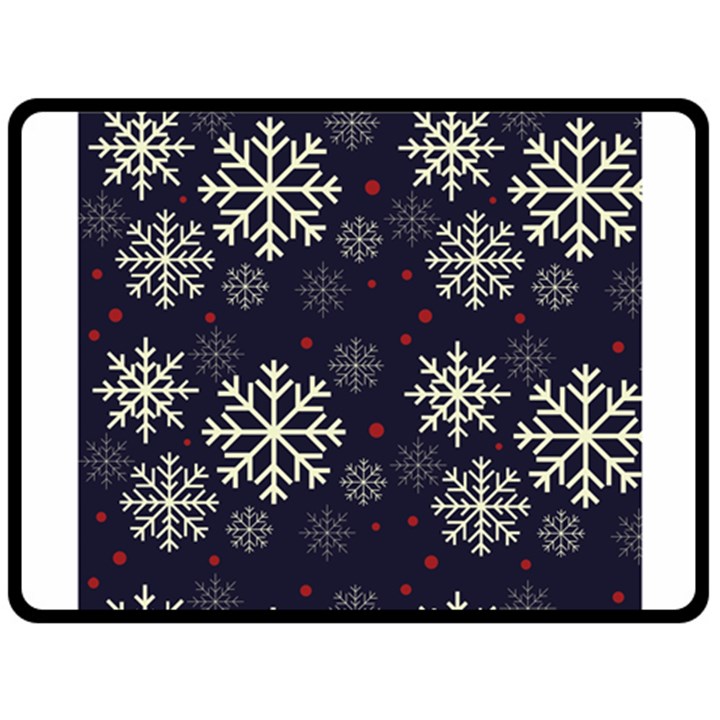 Snowflake Fleece Blanket (Large) 