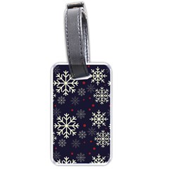 Snowflake Luggage Tags (one Side) 