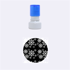 Snowflake Rubber Round Stamps (small)