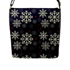 Snowflake Flap Messenger Bag (l) 