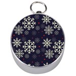 Snowflake Silver Compasses Front