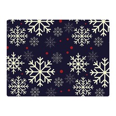 Snowflake Double Sided Flano Blanket (mini)  by Kathrinlegg