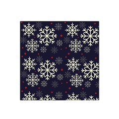 Snowflake Satin Bandana Scarf