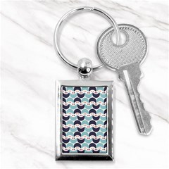 Moon Pattern Key Chains (rectangle)  by Kathrinlegg