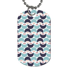 Moon Pattern Dog Tag (one Side)