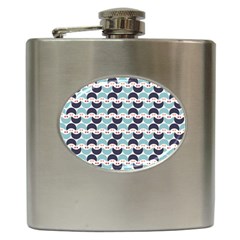 Moon Pattern Hip Flask (6 Oz) by Kathrinlegg