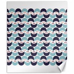 Moon Pattern Canvas 8  X 10  by Kathrinlegg