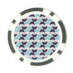 Moon Pattern Poker Chip Card Guards by Kathrinlegg