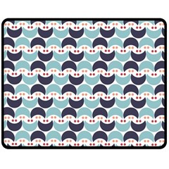 Moon Pattern Fleece Blanket (medium) 