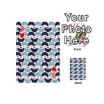 Moon Pattern Playing Cards 54 (Mini)  Front - Heart3