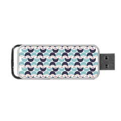 Moon Pattern Portable Usb Flash (two Sides) by Kathrinlegg