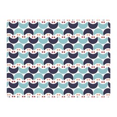 Moon Pattern Double Sided Flano Blanket (mini) 