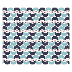 Moon Pattern Double Sided Flano Blanket (small) 