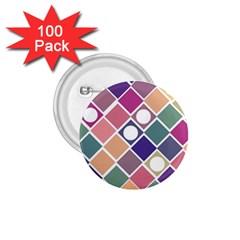 Dots And Squares 1 75  Buttons (100 Pack) 