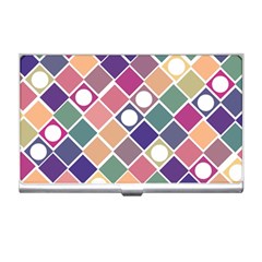 Dots And Squares Business Card Holders by Kathrinlegg