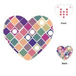 Dots and Squares Playing Cards (Heart)  Front