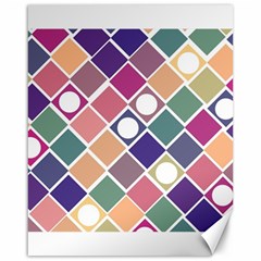 Dots And Squares Canvas 16  X 20   by Kathrinlegg