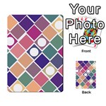 Dots and Squares Multi-purpose Cards (Rectangle)  Back 1