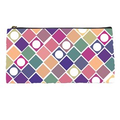 Dots And Squares Pencil Cases by Kathrinlegg