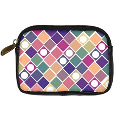 Dots And Squares Digital Camera Cases by Kathrinlegg