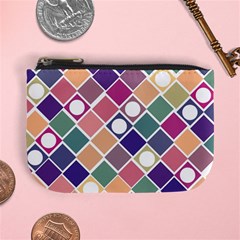 Dots And Squares Mini Coin Purses by Kathrinlegg