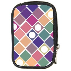 Dots And Squares Compact Camera Cases by Kathrinlegg